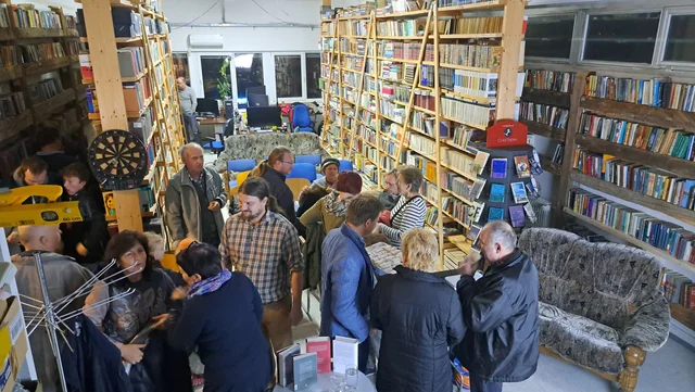 Pogostitev in druženje ob otvoritvi Bukvarne EUDOM