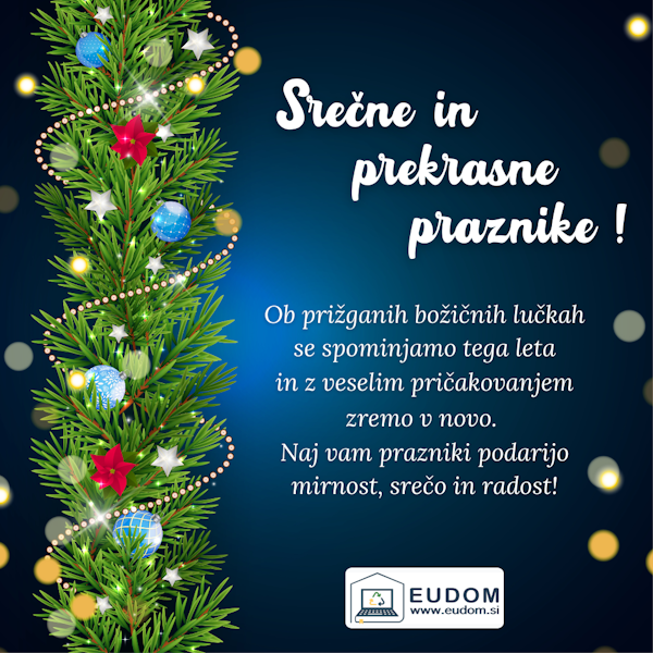 Srečne in prijetne praznike!